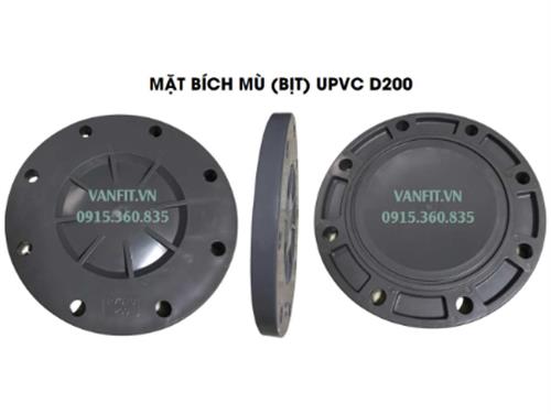 Mặt Bích Mù Nhựa UPVC D200 - VANFIT